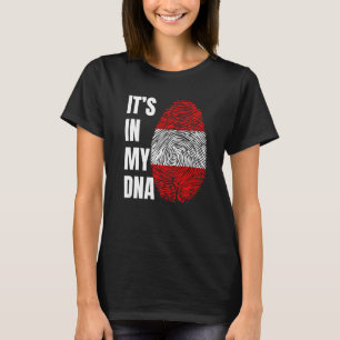 Camiseta Sinalizador de Biometria de DNA Impressão Digital