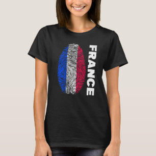 Camiseta Sinalizador de Biometria de DNA Impressão Digital