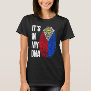 Camiseta Sinalizador de Biometria do DNA de impressões digi