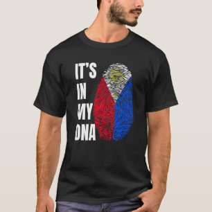 Camiseta Sinalizador de Biometria do DNA de impressões digi