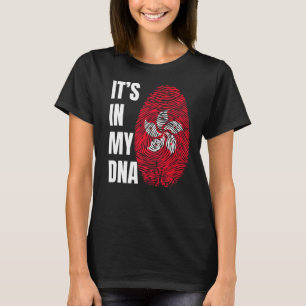 Camiseta Sinalizador de Biometria do DNA impresso digital H