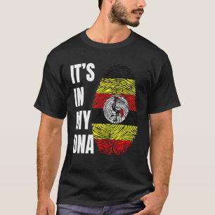 Camiseta Sinalizador de Biometria do DNA por impressões dig