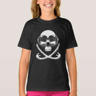 Camiseta Sinalizador de Caveira Pirata e Scuba