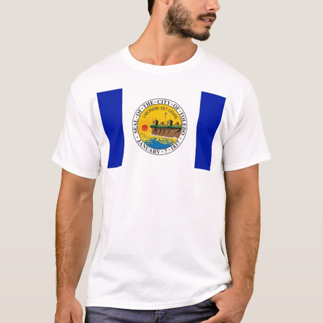 Camiseta Sinalizador de cidade de Toledo (Frente)