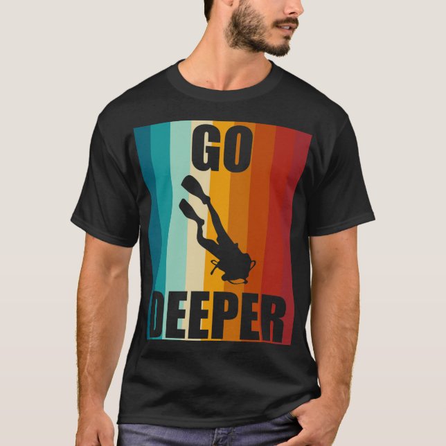 Camiseta Sinalizador de Desativação Mais Profunda Do Disco  (Frente)
