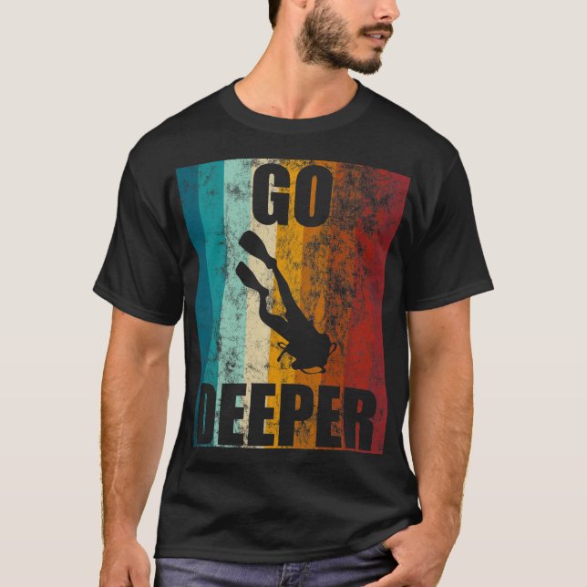 Camiseta Sinalizador de Desativação Mais Profunda Do Disco  (Frente)