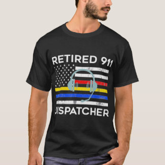 Camiseta Sinalizador de Dispatcher 911 Aposentado