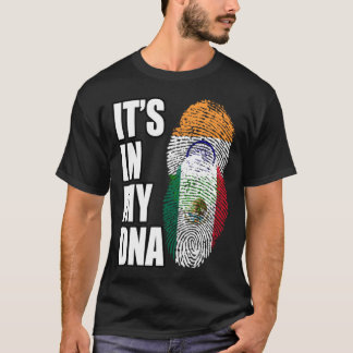 Camiseta Sinalizador De DNA Do Patrimônio Da Mistura Indian
