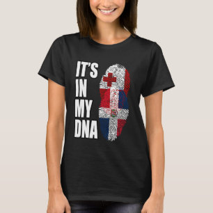 Camiseta Sinalizador De DNA Do Patrimônio Misturado De Tong