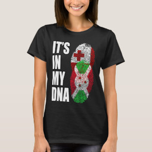 Camiseta Sinalizador De DNA Do Patrimônio Misturado Do Tong