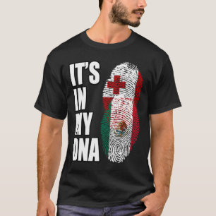 Camiseta Sinalizador De DNA Do Patrimônio Mix Do Tongan E D