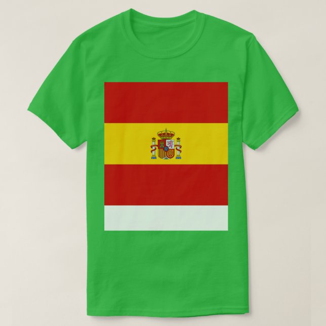 Camiseta Sinalizador de espanha (Frente do Design)