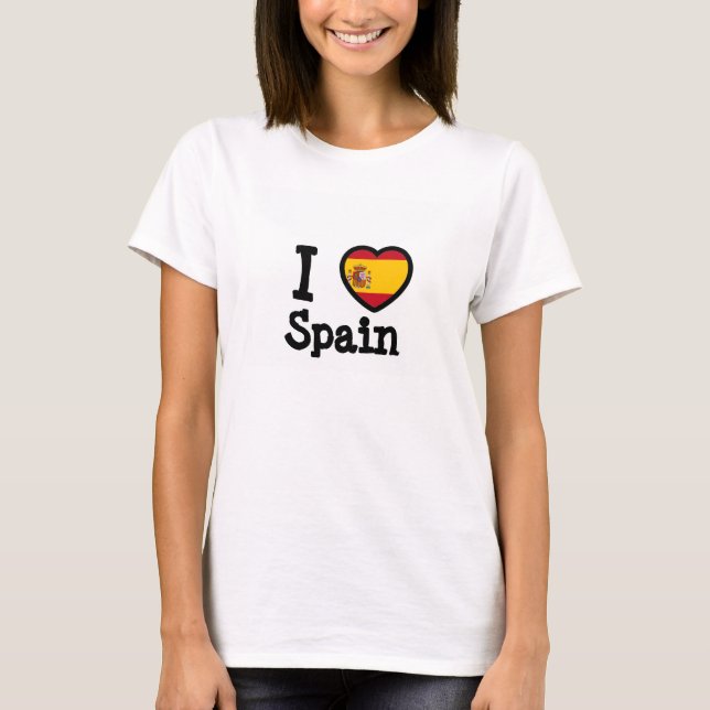 Camiseta Sinalizador de espanha (Frente)