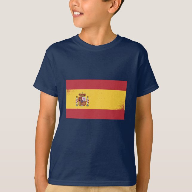 Camiseta Sinalizador de espanha (Frente)
