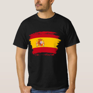 Camiseta sinalizador de espanha