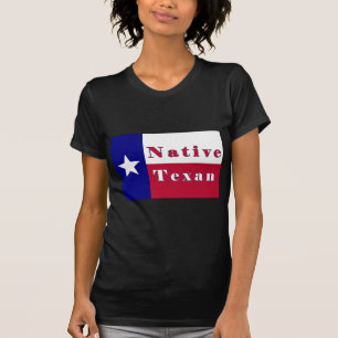 Camiseta Sinalizador de Estrela Única do Texano Nativo