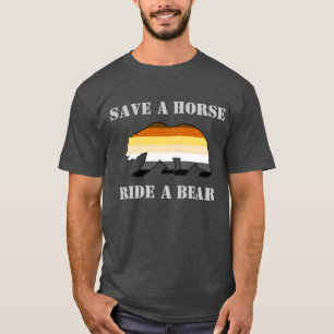 Camiseta Sinalizador de Gay Bear Prim Guarde Uma Corrida De