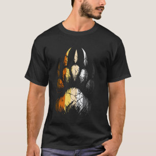 Camiseta Sinalizador de Gay de Impressão de Orgulho de Urso