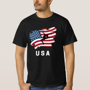 Camiseta Sinalizador de ginástica americana