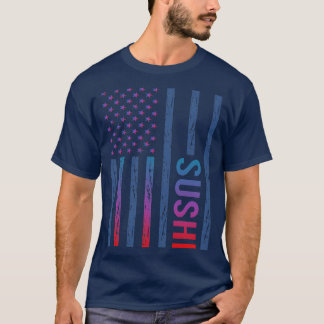 Camiseta Sinalizador de Gradação Sushi