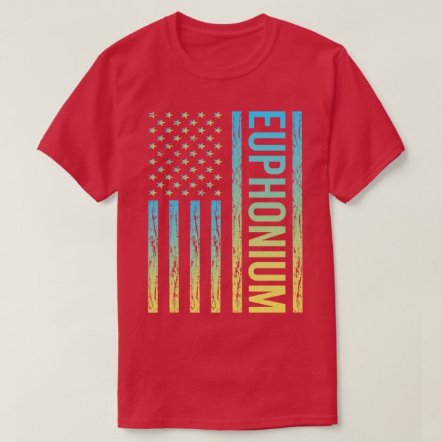 Camiseta Sinalizador de gradiente 02 Eufonio Eufonio (Frente do Design)