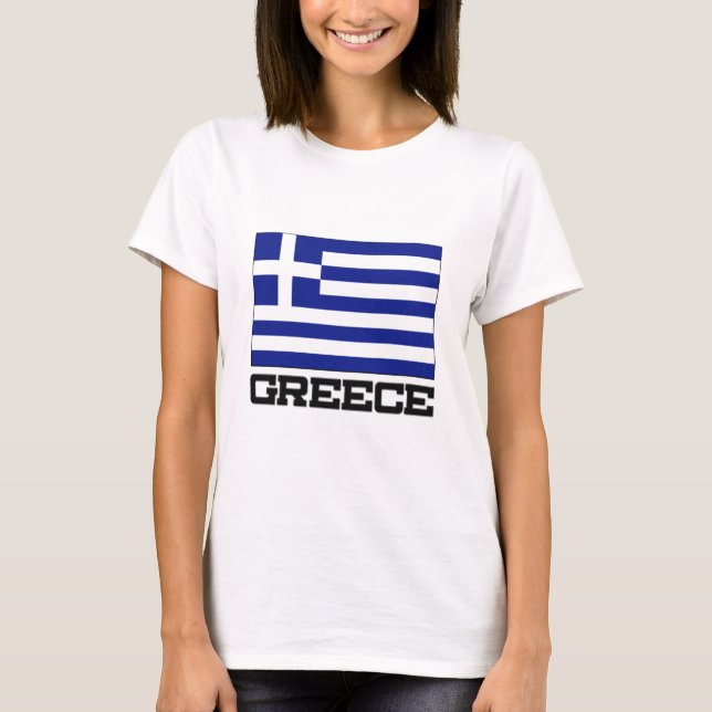 Camiseta Sinalizador de grécia (Frente)