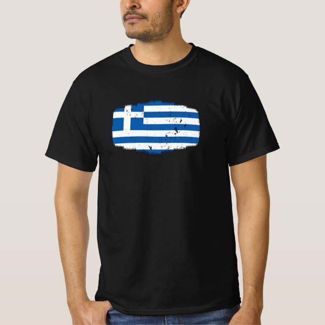 Camiseta Sinalizador de grécia (Frente)