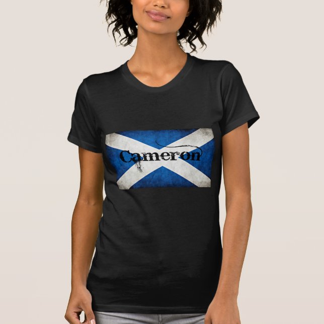 Camiseta sinalizador de grunge de cameron (Frente)