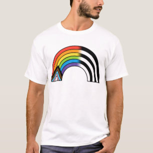Camiseta Sinalizador de Hetero de Sinalizador de Progresso 
