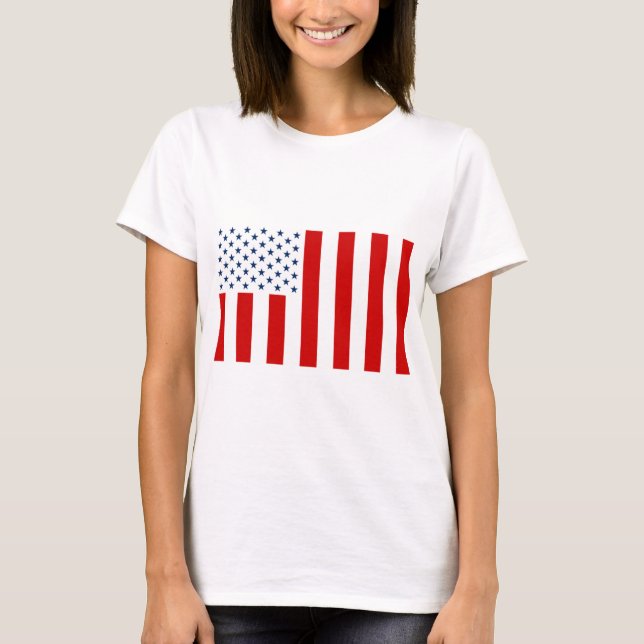 Camiseta Sinalizador de Hora de Paz dos Estados Unidos (Frente)