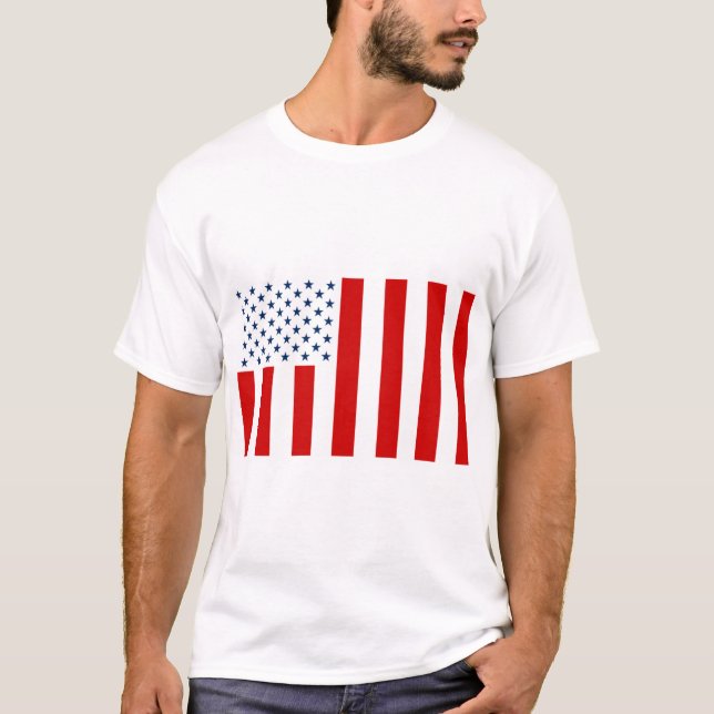 Camiseta Sinalizador de Hora de Paz dos Estados Unidos (Frente)