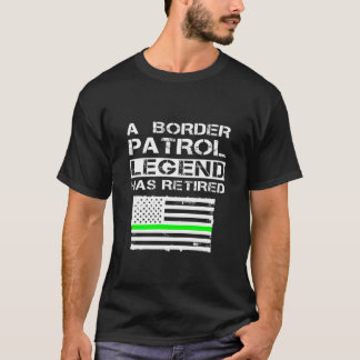 Camiseta Sinalizador de Linha Verde Fino do Presente da Pat