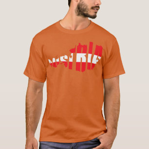 Camiseta Sinalizador de mapa da Áustria