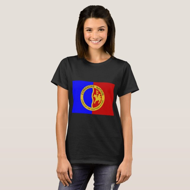 Camiseta Sinalizador de Nação Comanche (Frente Completa)