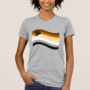 Camiseta Sinalizador de Onda do Orgulho do Urso