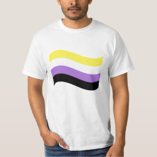 Camiseta Sinalizador de Onda Não Binário