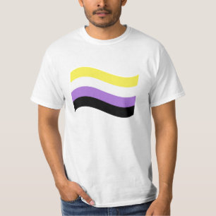 Camiseta Sinalizador de Onda Não Binário