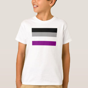 Camiseta Sinalizador de Orgulho Asexual