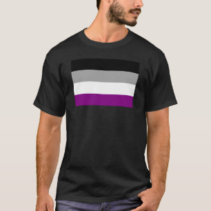 Camiseta Sinalizador de Orgulho Asexual