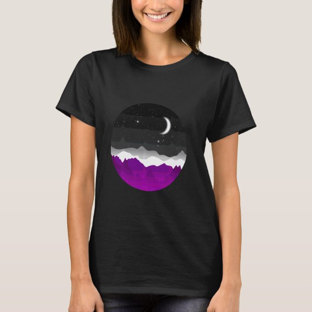Camiseta Sinalizador de Orgulho Asexual Ace Idente Gissexua (Frente)