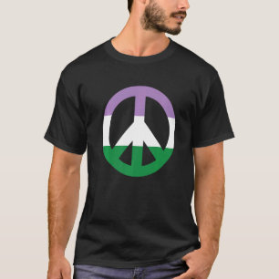Camiseta Sinalizador de Orgulho do Genderqueer