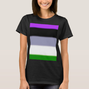 Camiseta Sinalizador de Orgulho do Genderqueer de Falln