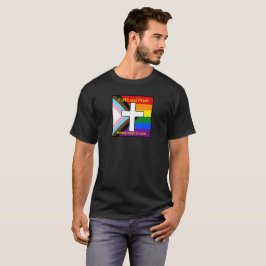 Camiseta Sinalizador de Orgulho e Fé Pertencente ao Enorme