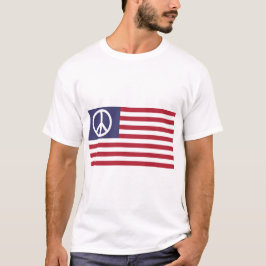 Camiseta Sinalizador de Paz dos Estados Unidos