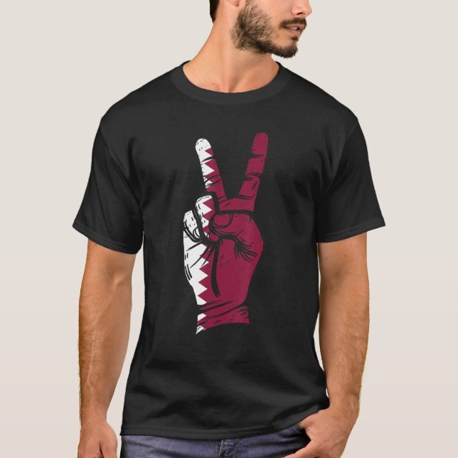 Camiseta Sinalizador de Paz Qatar (Frente)