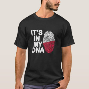 Camiseta Sinalizador de Polônia Está no Meu Dna Polônia Pol