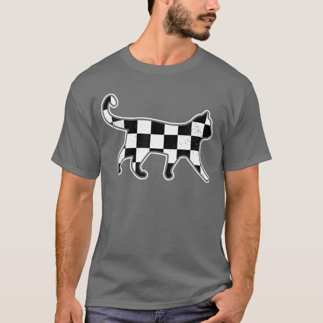 Camiseta Sinalizador de Raça Retroativa de Gato Verificado  (Frente)