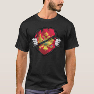 Camiseta Sinalizador de Raízes Puras do Montenegro