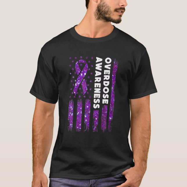 Camiseta Sinalizador de Sensibilização de Sobredosagem Víci (Frente)