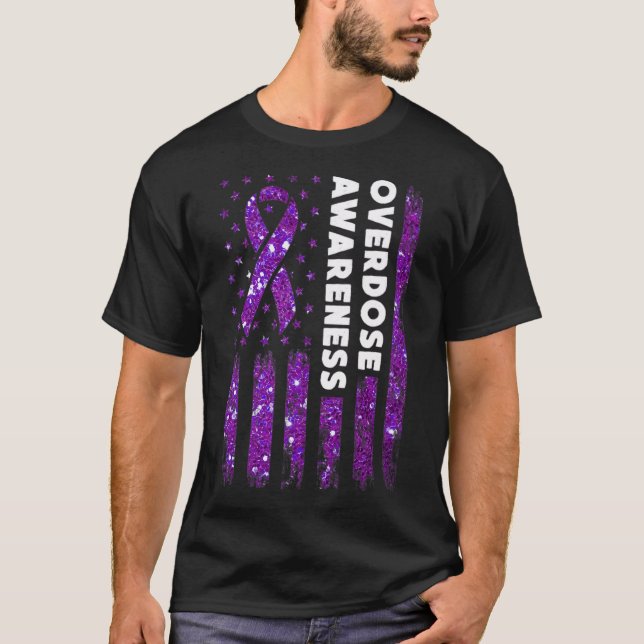Camiseta Sinalizador de Sensibilização de Sobredosagem Víci (Frente)